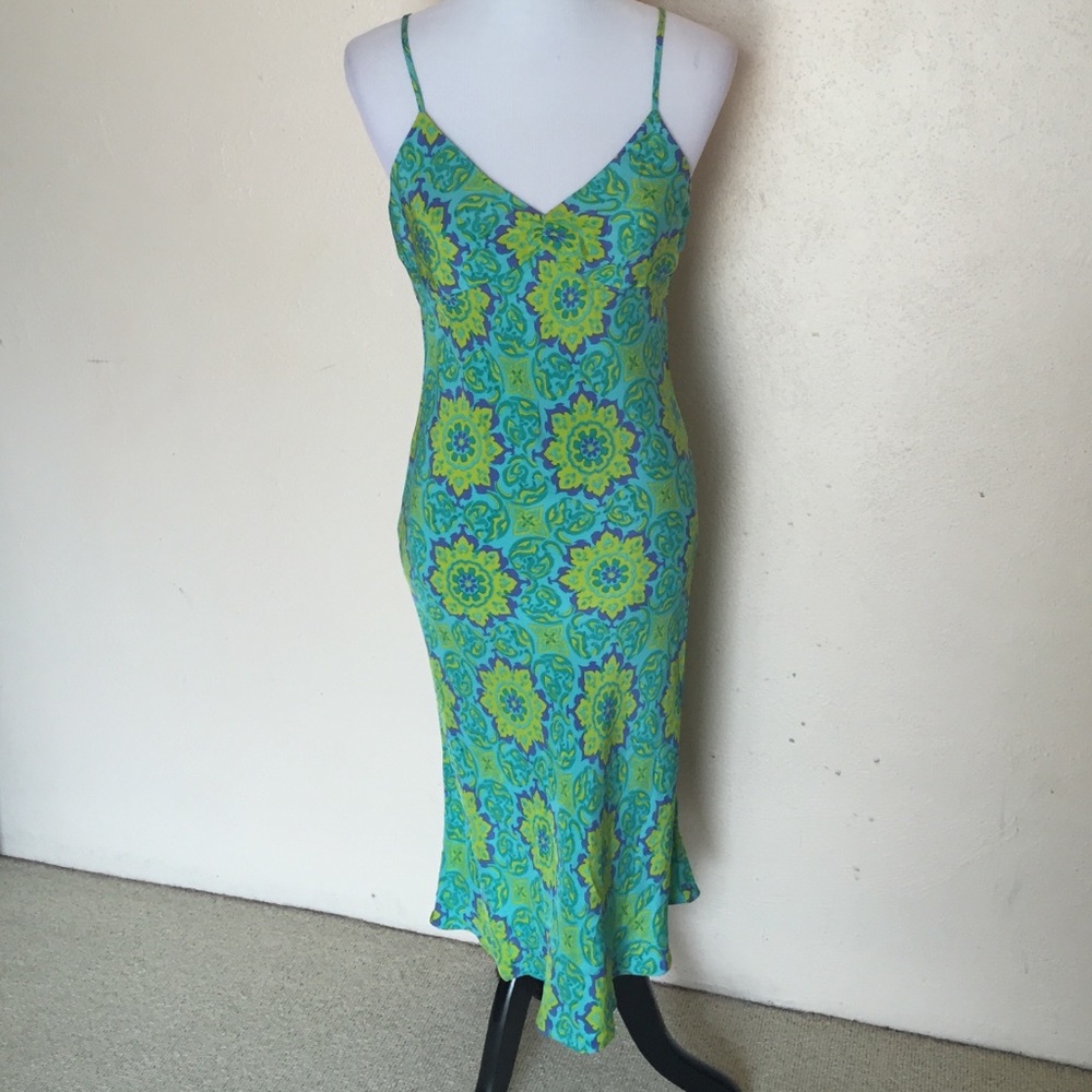 Tibi 100% Silk Sleeveless Sheath Dress - Picture 2 of 4